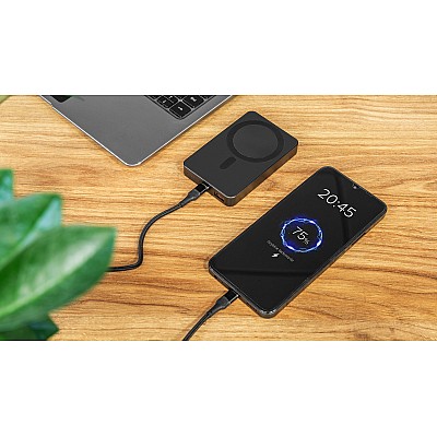 Kruger&Matz μαγνητικό επαγωγικό powerbank 10000 mAh μαύρο