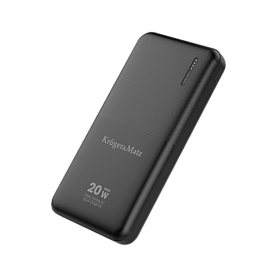 PowerBank Kruger&Matz 10000 mAh Li-pol με λειτουργία QC και PD