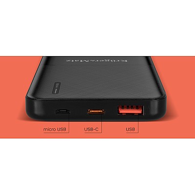 PowerBank Kruger&Matz 10000 mAh Li-pol με λειτουργία QC και PD