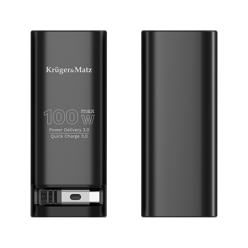 Kruger&Matz PowerBank 20000 mAh Li-ion 100W με λειτουργία QC και PD
