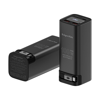 Kruger&Matz PowerBank 20000 mAh Li-ion 100W με λειτουργία QC και PD