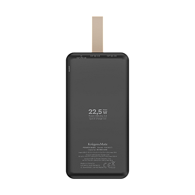 PowerBank Kruger&Matz 30000 mAh Li-ion με λειτουργία QC και PD