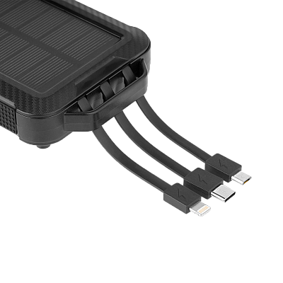 Kruger&Matz 10000mAh Li-ion Solar PowerBank με 3 συμβουλές