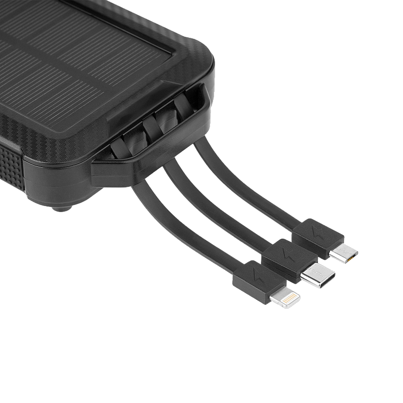 Kruger&Matz 10000mAh Li-ion Solar PowerBank με 3 συμβουλές