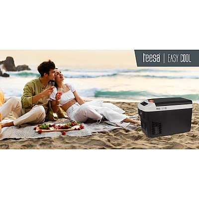 Επαγγελματικό ψυγείο ταξιδιού συμπιεστή TEESA με λειτουργία κατάψυξης 25L DC12/24V AC 230V