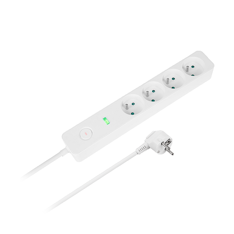 Καλώδιο επέκτασης ρεύματος Rebel 4 πριζών με διακόπτη -1,5μ