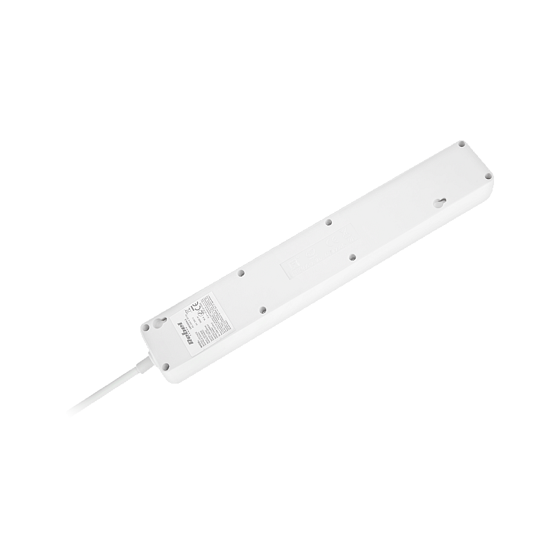 Καλώδιο επέκτασης ρεύματος Rebel 5 πρίζες + 2 υποδοχές USB με διακόπτη - 5μ