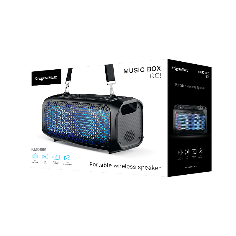 Φορητό ασύρματο ηχείο Kruger&Matz Music Box GO!