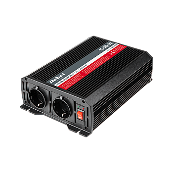 Μετατροπέας REBEL 12V/230V 1000W, 2 πρίζες τύπου F: Γερμανικά