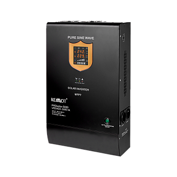 Επιτοίχιος ηλιακός μετατροπέας (inverter) KEMOT PROsolar-5000 (48V 230V 5000VA/3500W)