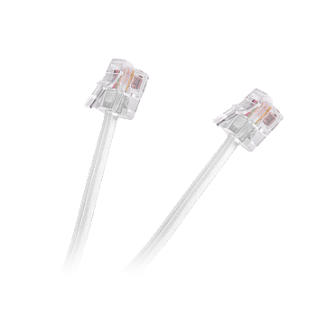 Καλώδιο τηλεφώνου tue-tune λευκό 3μ