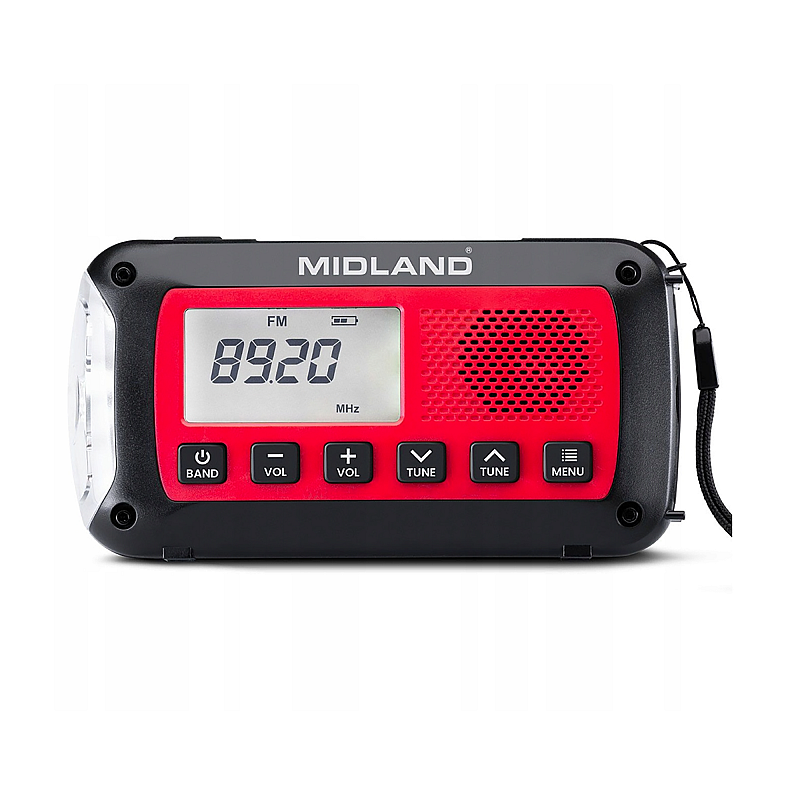 Ραδιόφωνο έκτακτης ανάγκης Midland ER100 με μπαταρία 2600mAh Ραδιόφωνο έκτακτης ανάγκης Midland ER100 με μπαταρία 2600mAh