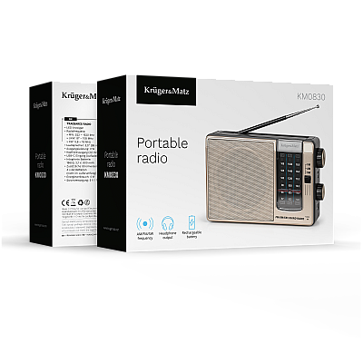Φορητό αναλογικό ραδιόφωνο Kruger&Matz μοντέλο KM0830