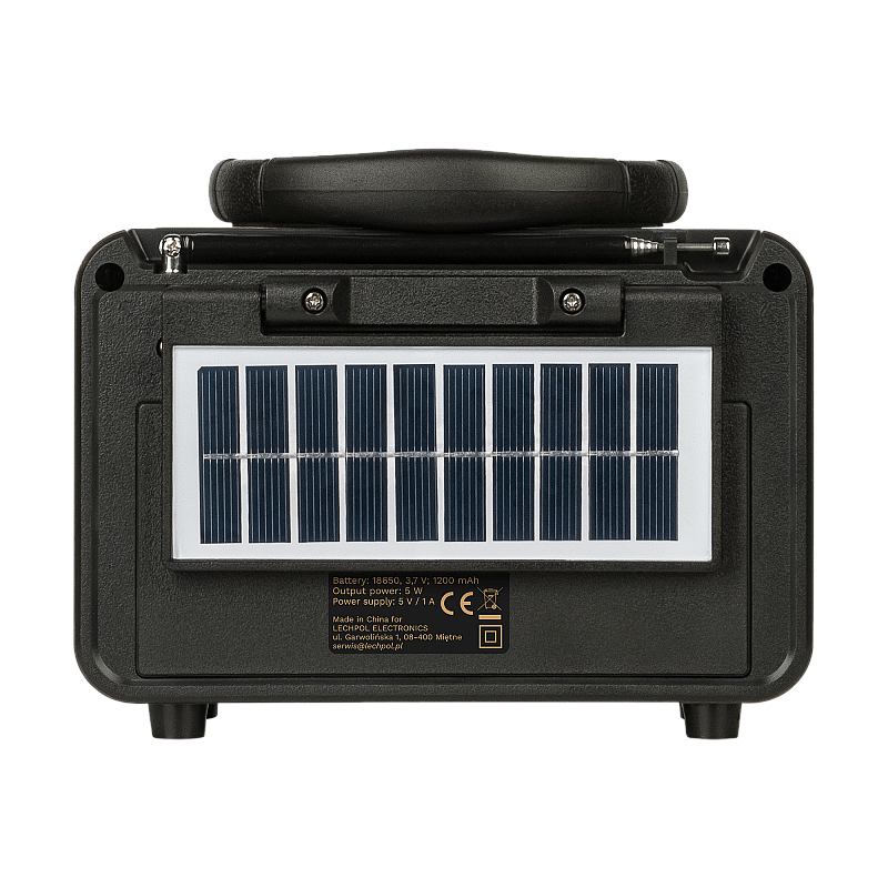 Φορητό αναλογικό ηλιακό ραδιόφωνο Kruger&Matz μοντέλο KM0832