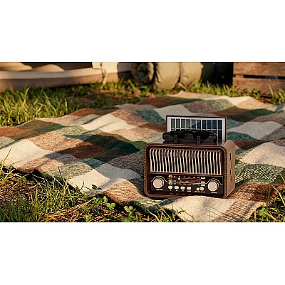 Φορητό αναλογικό ηλιακό ραδιόφωνο Kruger&Matz μοντέλο KM0832