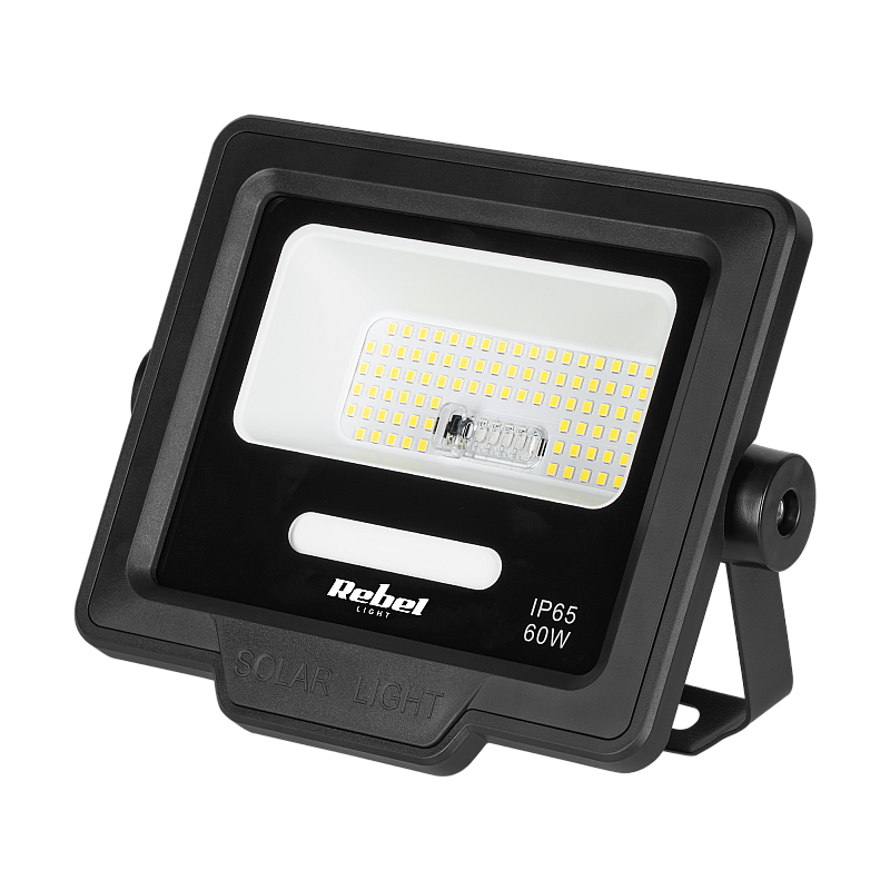 Rebel 60W Solar Spotlight με τηλεχειριστήριο