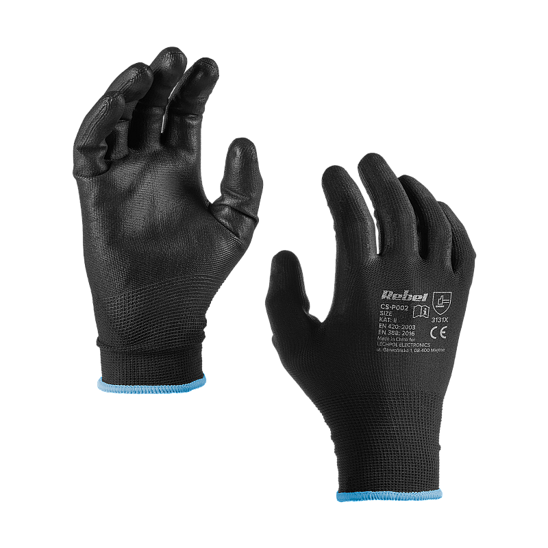 Γάντια εργασίας πολυουρεθάνης CS-P002 μέγεθος 9 L (5 σετ)