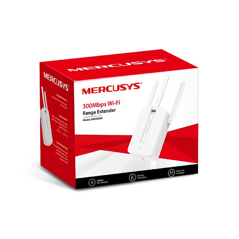 Repreater - Wifi Range Extender σήματος MW300RE V3, 300 Mb/s, 802.11n/g/b, 3 κεραίες / MERCUSYS Repreater - Wifi Range Extender σήματος MW300RE V3, 300 Mb/s, 802.11n/g/b, 3 κεραίες / MERCUSYS