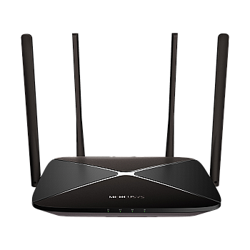 ROUTER AC12G, ασύρματος, διπλής ζώνης, 300/867 Mbps, 802.11ac/n, 1WAN/3LAN GB, 4 κεραίες / MERCUSYS