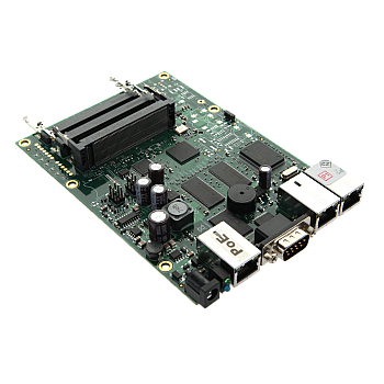 Πλακέτα δρομολογητή RB433/ CPU 300MHz/ 64MB RAM/ 3x LAN/ 3x mPCI/ Λειτουργικό σύστημα δρομολογητή L4