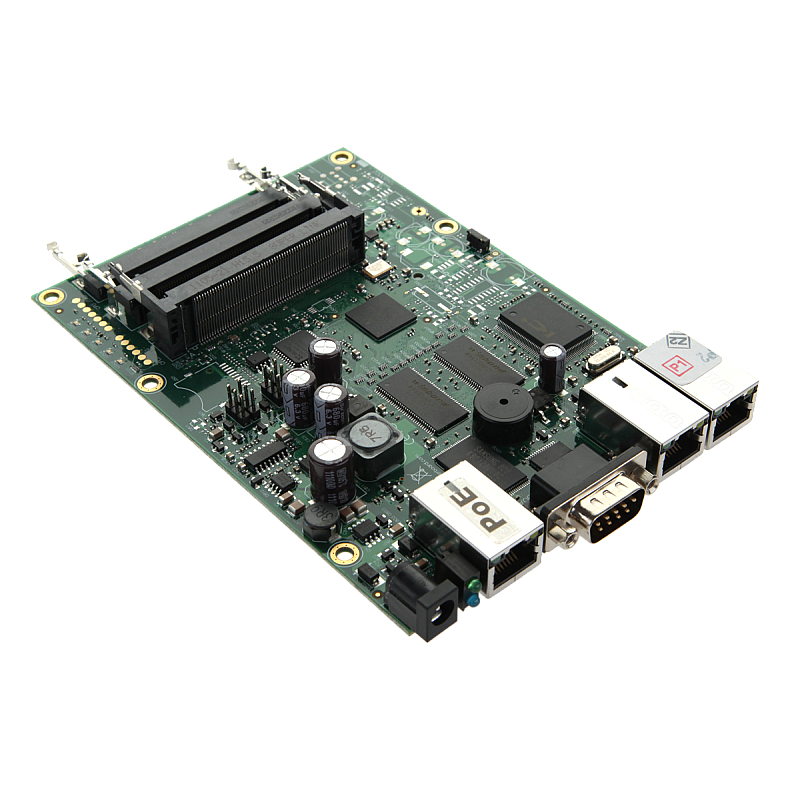 Πλακέτα δρομολογητή RB433/ CPU 300MHz/ 64MB RAM/ 3x LAN/ 3x mPCI/ Λειτουργικό σύστημα δρομολογητή L4