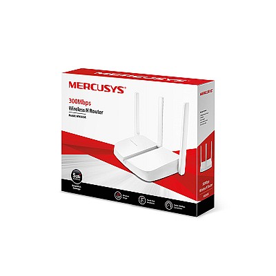 ROUTER MW305R, ασύρματος, single-band, 300 Mb/s, 802.11n/g/b, 3xLAN, 1xWAN, 3 κεραίες/ MERCUSYS ROUTER MW305R, ασύρματος, single-band, 300 Mb/s, 802.11n/g/b, 3xLAN, 1xWAN, 3 κεραίες/ MERCUSYS