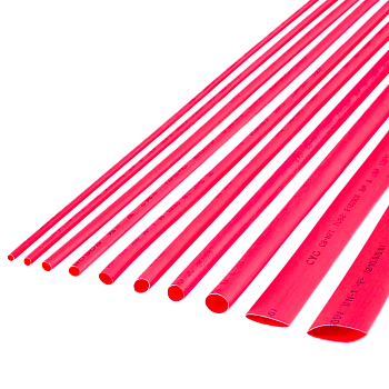 Θερμοσυστελλόμενος σωλήνας 2,5 mm-1 m κόκκινο Rebel