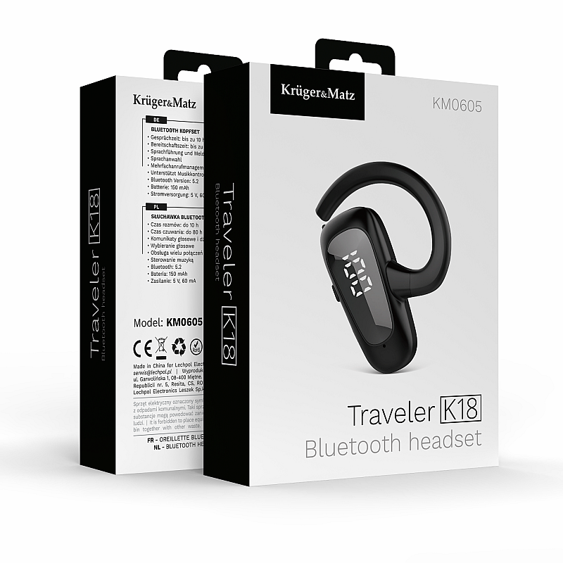 Ακουστικά Bluetooth Kruger&Matz Traveler K18
