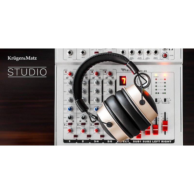 Kruger&Matz on-ear στούντιο ακουστικά, μοντέλο Studio
