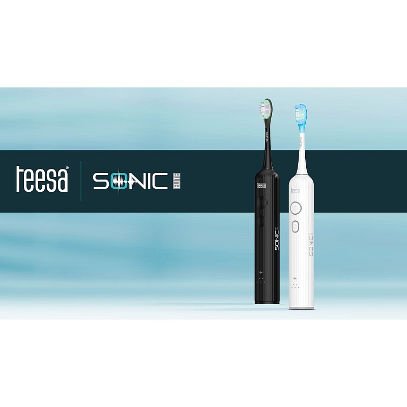Λευκή ηχητική οδοντόβουρτσα Teesa Sonic Elite