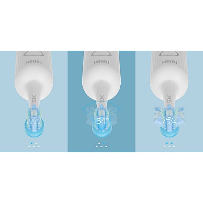 Λευκή ηχητική οδοντόβουρτσα Teesa Sonic Elite