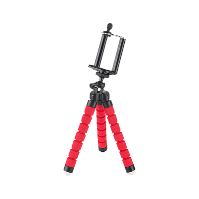 Κόκκινο τρίποδο τηλεφώνου/κάμερας Kruger&Matz