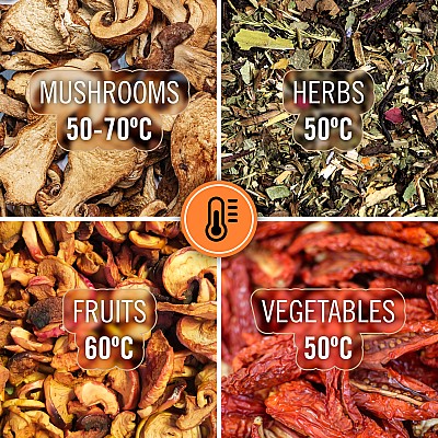 Στεγνωτήριο μανιταριών, λαχανικών και φρούτων