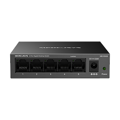 SWITCH MS105GS, 5 θύρες RJ45 10/100/1000 Mbps / MERCUSYS SWITCH MS105GS, 5 θύρες RJ45 10/100/1000 Mbps / MERCUSYS