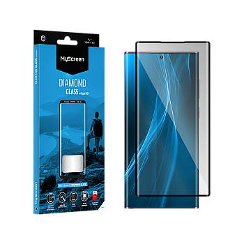 MyScreen DIAMOND GLASS edge3D προστατευτικό γυαλί μαύρο Samsung Galaxy S23 Ultra