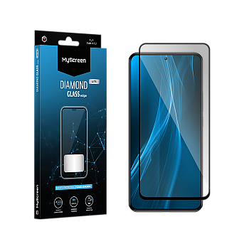 MyScreen DIAMOND GLASS LITE edge FULL GLUE μαύρο προστατευτικό γυαλί Samsung Galaxy S22+/S23+
