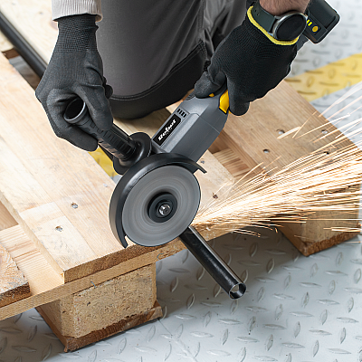 Ασύρματο γωνιακός τροχός 20V