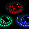 Χορδή LED 5m Rebel RGB (150x5050 SMD), αδιάβροχο -- λευκό PCB