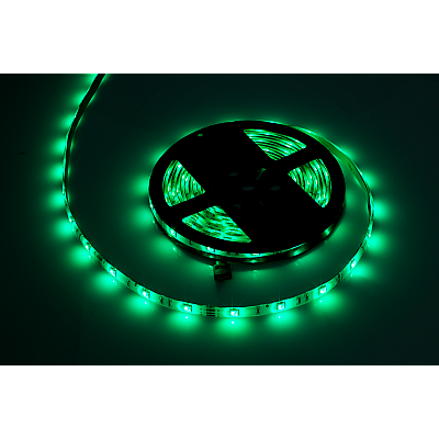 Χορδή LED 5m Rebel RGB (150x5050 SMD), αδιάβροχο -- λευκό PCB