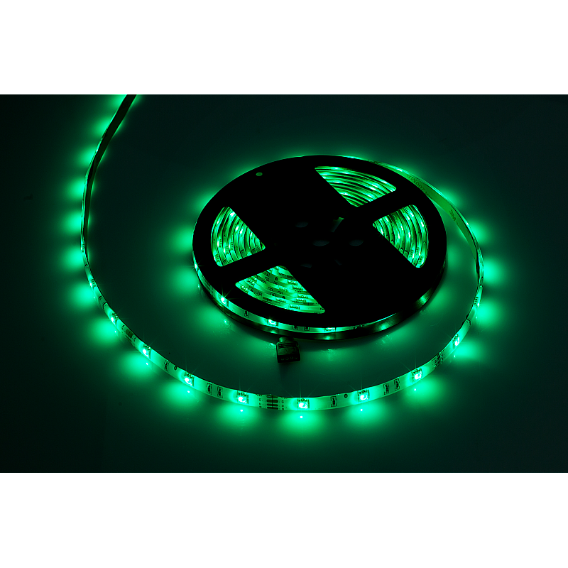 Χορδή LED 5m Rebel RGB (150x5050 SMD), αδιάβροχο -- λευκό PCB