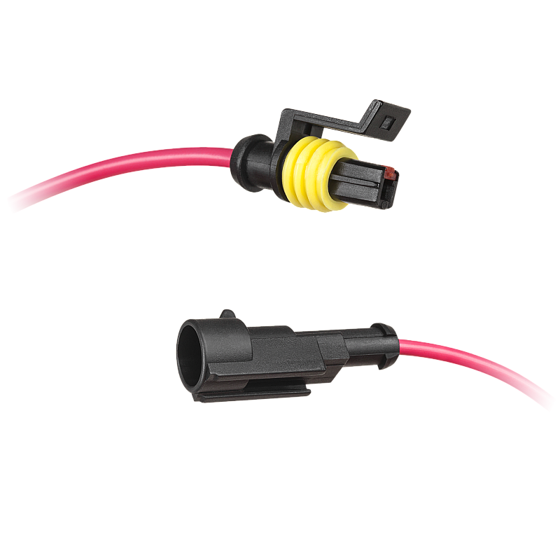 Γρήγορος σύνδεσμος αυτοκινήτου με κόκκινο καλώδιο.