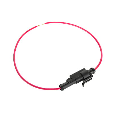 Γρήγορος σύνδεσμος αυτοκινήτου με κόκκινο καλώδιο.