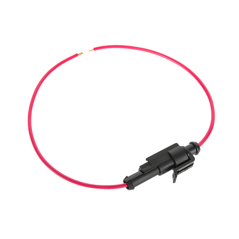 Γρήγορος σύνδεσμος αυτοκινήτου με κόκκινο καλώδιο.