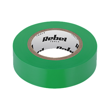 Αυτοκόλλητη μονωτική ταινία REBEL (0,13 mm x 19 mm x 10 yd) πράσινη