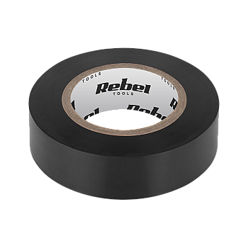 REBEL αυτοκόλλητη μονωτική ταινία (0,13 mm x 19 mm x 20 yd) μαύρη