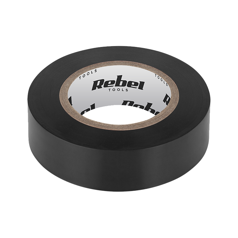 REBEL αυτοκόλλητη μονωτική ταινία (0,13 mm x 19 mm x 20 yd) μαύρη