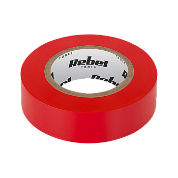 REBEL αυτοκόλλητη μονωτική ταινία (0,13 mm x 19 mm x 20 yd) κόκκινη