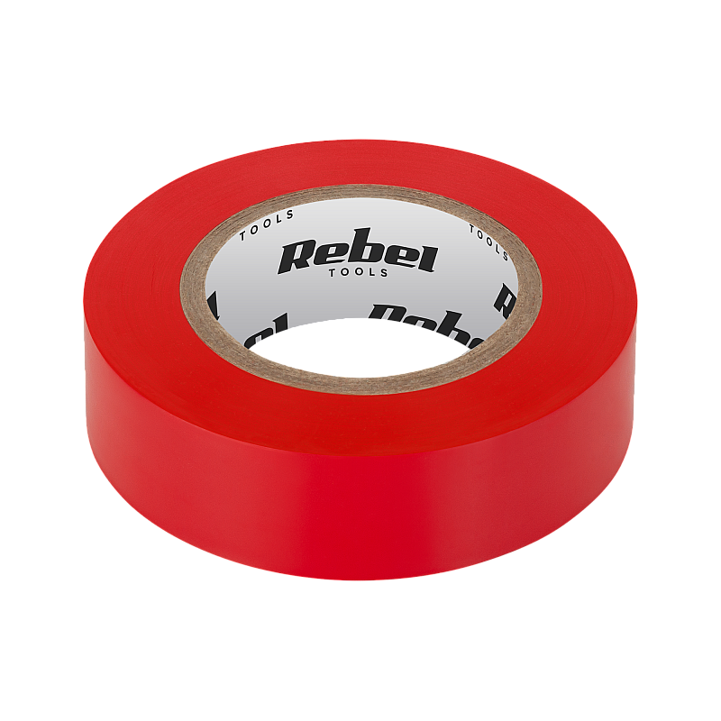 REBEL αυτοκόλλητη μονωτική ταινία (0,13 mm x 19 mm x 20 yd) κόκκινη