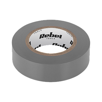 Αυτοκόλλητη μονωτική ταινία REBEL (0,13 mm x 19 mm x 20 yd) γκρι