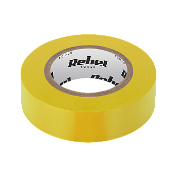 Αυτοκόλλητη μονωτική ταινία REBEL (0,13 mm x 19 mm x 20 yd) κίτρινη